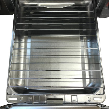 リンナイ ガステーブル ブラック プロパンガス用 水無し片面焼きグリル 据え置き LP コンロ 左強火力 KG35NBKL 中古 T1