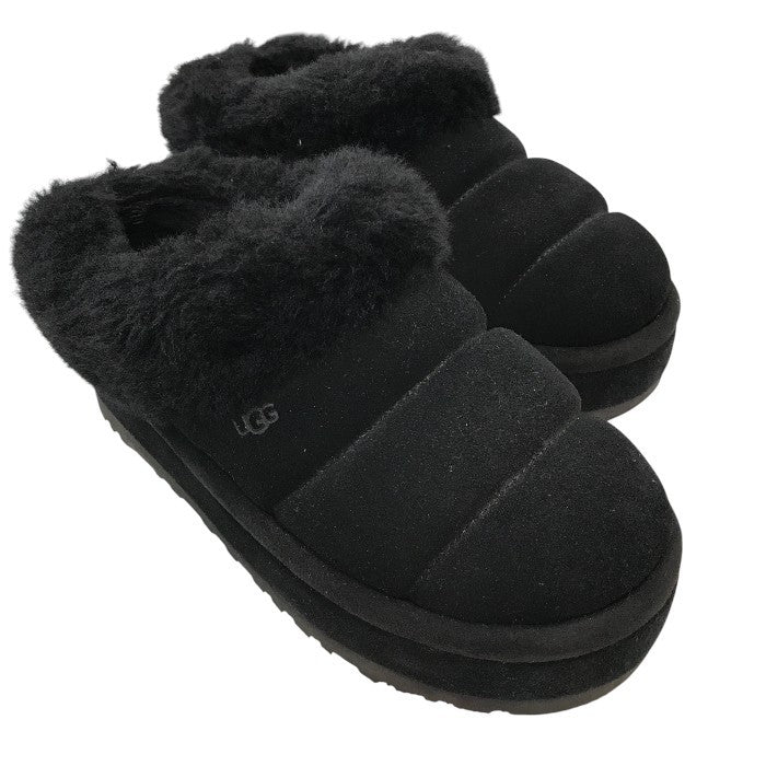 UGG アグ TAZZLITA (タズリータ) 厚底サンダル ブラック 25㎝ 中古 Y1