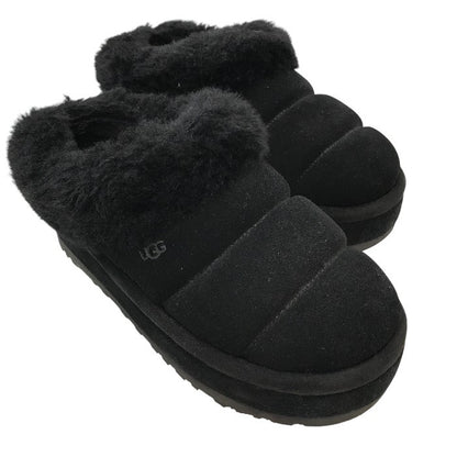 UGG アグ TAZZLITA (タズリータ) 厚底サンダル ブラック 25㎝ 中古 Y1