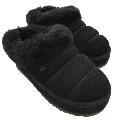 UGG アグ TAZZLITA (タズリータ) 厚底サンダル ブラック 25㎝ 中古 Y1