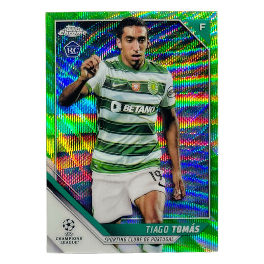 TOPPS サッカーカード CHROME TIAGO TOMAS SPORTING CLUBE DE PORTUGAL /99 #174 中古 IT2