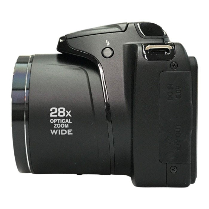 Nikon ニコン COOLPIX コンパクトデジタルカメラ 本体 ブラック 光学28倍ズーム 乾電池使用 L340 中古 T1