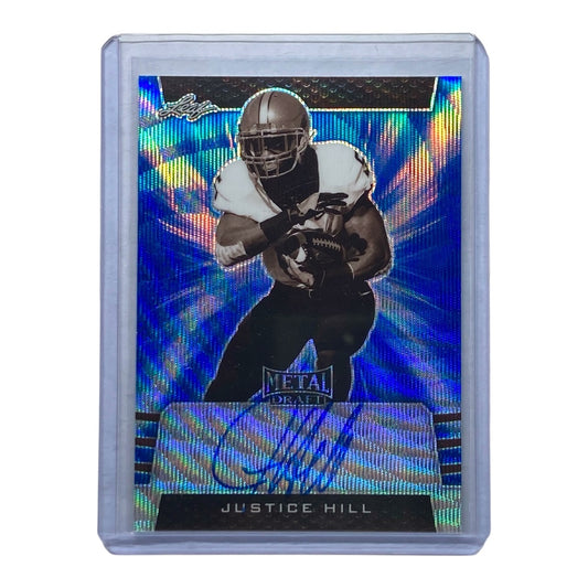 Leaf NFLカード METAL DRAFT JUSTICE HILL 2/20 #SV-JH1 中古 IT2