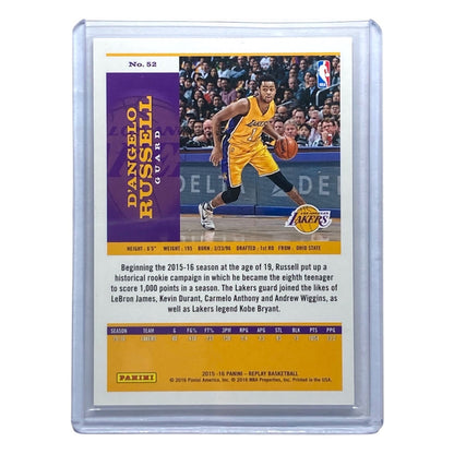PANINI NBAカード REPLAY D'ANGELO RUSSELL LAKERS 42/49 #52 中古 IT2