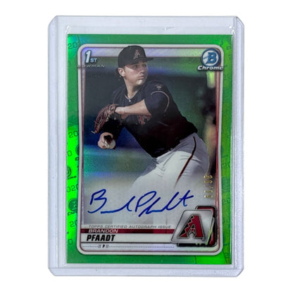 TOPPS MLBカード BOWMAN CHROME 1ST BRANDON PFAADT ARIZONA DIAMONDBACKS /99 #CDA-BP 中古 IT1