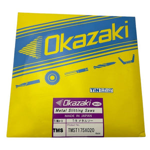 未使用品 岡崎精工 Okazaki TiN メタルソー 175×2.0×24.5 80NT TMST175×020 工具 替刃 中古 W４