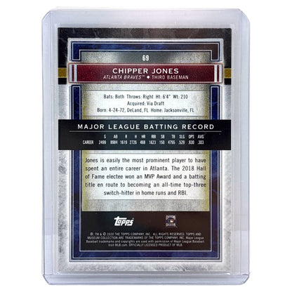 TOPPS MLBカード MUSEUM COLLECTION CHIPPER JONES ATLANTA BRAVES /150 #69 中古 IT1