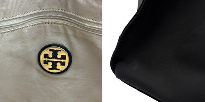 TORY BURCH トリーバーチ トートバッグ 50009806 ブランド バッグ 鞄 レディース ブラック A4 大きめ 中古 W４