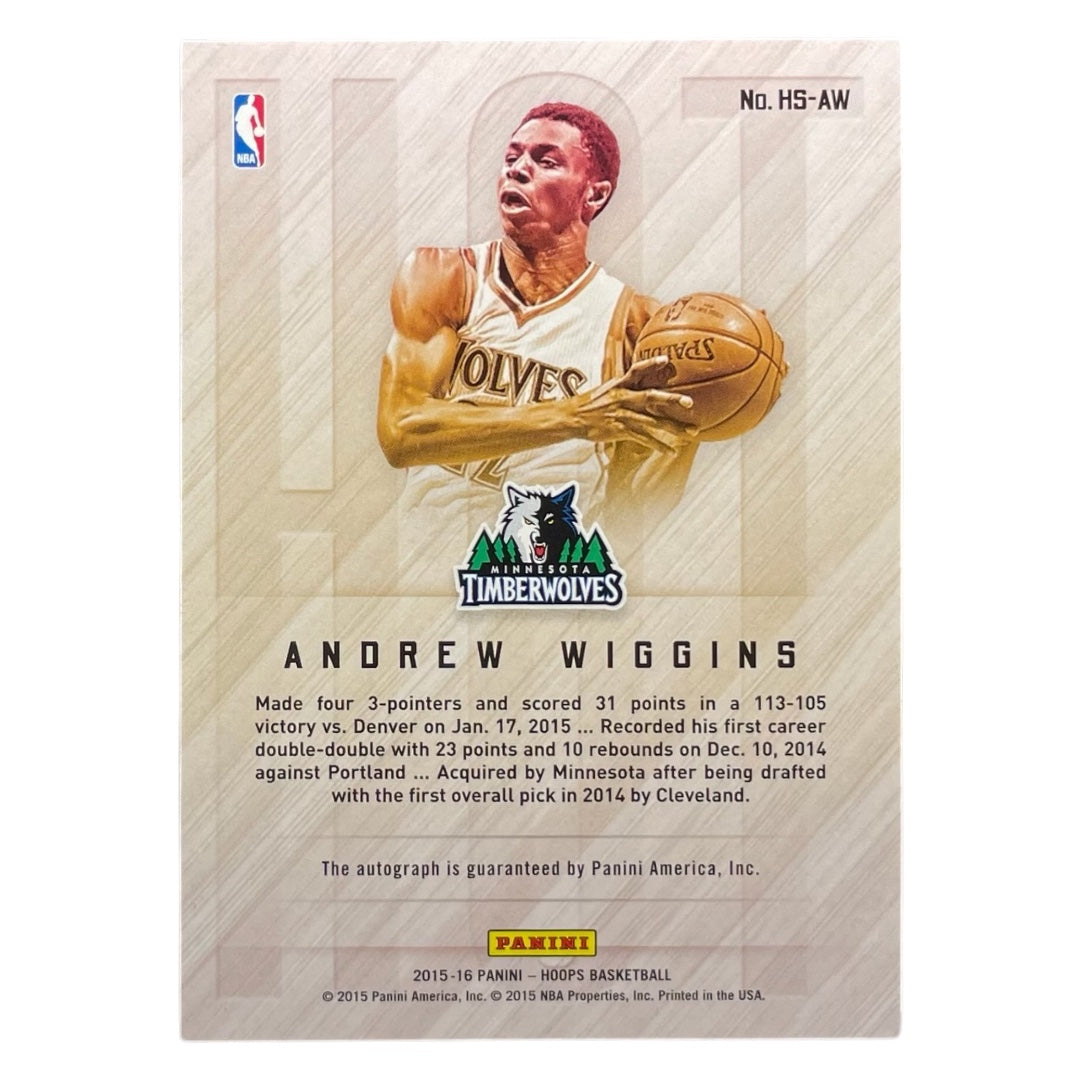 PANINI NBAカード HOOPS ANDREW WIGGINS TIMBERWOLVES #HS-AW 中古 IT2