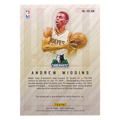 PANINI NBAカード HOOPS ANDREW WIGGINS TIMBERWOLVES #HS-AW 中古 IT2