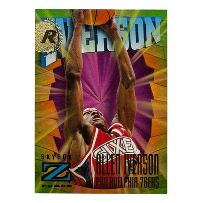 FLEER SKYBOX NBAカード Z-FORCE ALLEN IVERSON PHILADELPHIA 76ERS #151 中古 IT2