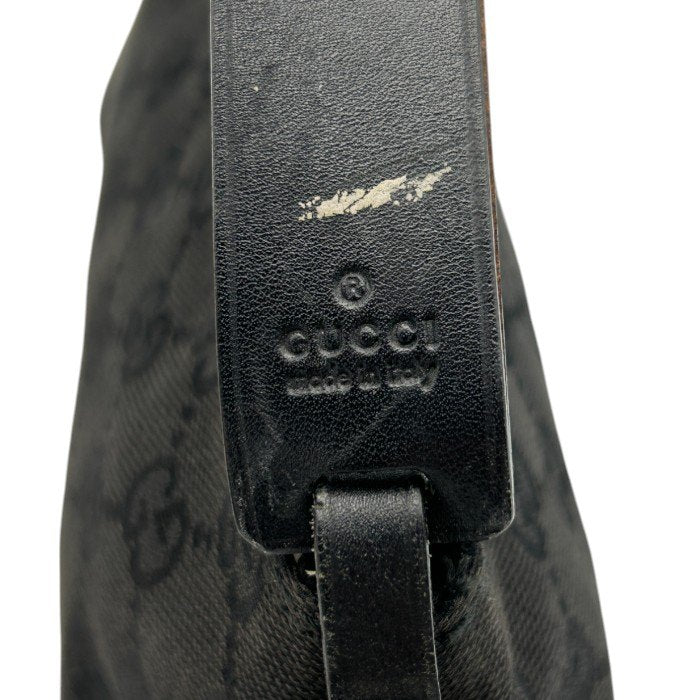 GUCCI グッチ アクセサリーポーチ レディース GGキャンバス ブラック 103399 ブランド 鞄 バッグ ミニ 小さい 中古 W４