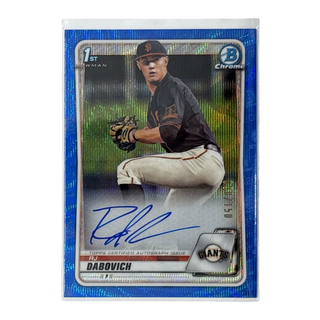 TOPPS MLBカード BOWMAN CHROME 1ST RJ DABOVICH SAN FRANCISCO GIANTS /150 #CDA-RDA 中古 IT1