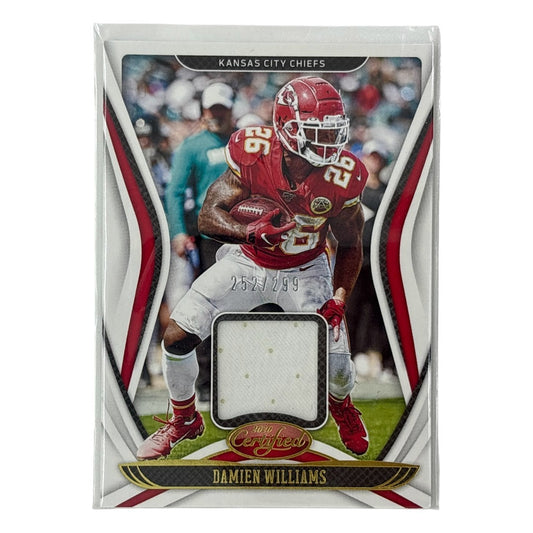 PANINI NFLカード CERTIFIED DAMIEN WILLIAMS KANSAS CITY CHIEFS 252/299 #M-DW 中古 IT1