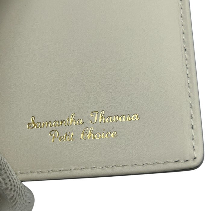 Samantha Thavasa Petit Choice サマンサタバサ プチチョイス 折りたたみ 三つ折り 財布 レディース コンパクト ミニ かわいい ガマ口 中古 W４