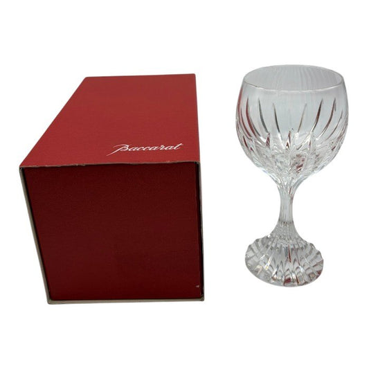 Baccarat バカラ マッセナ ワイングラス 洋食器 クリスタルガラス ブランド おしゃれ 1客 中古 W1