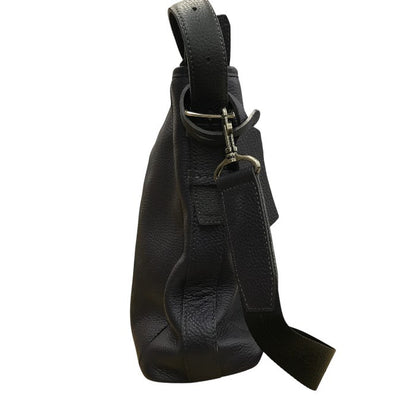 FUJITAKA フジタカ ショルダーバッグ レディース オールシーズン レザー ネイビー 中古 N1