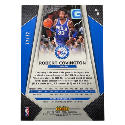 PANINI NBAカード PRIZM ROBERT COVINGTON 76ERS /42 #8 中古 IT2