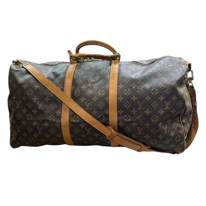 LOUIS VUITTON ルイヴィトン モノグラム キーポル バンドリエール 60 ボストンバッグ M41412 ショルダー ハンドバッグ 大きい 旅行 ブランド 鞄 中古 W４