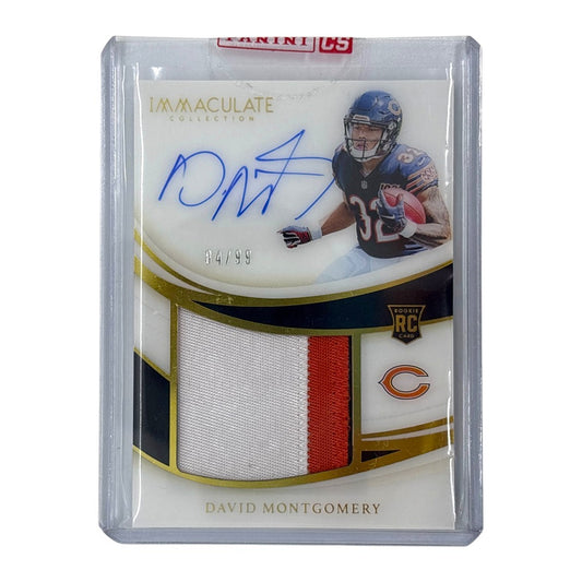 未開封品 PANINI NFLカード IMMACULATE COLLECTION DAVID MONTGOMERY CHICAGO BEARS 84/99 #PP-DM 中古 IT1
