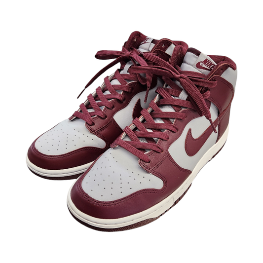 NIKE ナイキ DUNK HIGH RETRO  ダンク ハイ レトロ スニーカー メンズ ハイカット ノンエア ダークビートルート/ウルフグレー 28.5cm DD1399-600 中古 T1