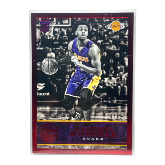 PANINI NBAカード REPLAY D'ANGELO RUSSELL LAKERS 14/49 #77 中古 IT2