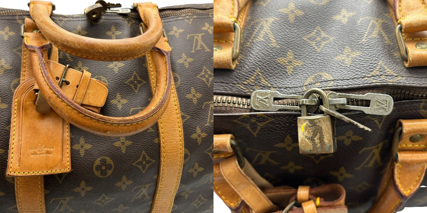 LOUIS VUITTON ルイヴィトン モノグラム キーポル 50 ボストンバッグ M41426 ブランド メンズ レディース 旅行 大きめ 中古 W４