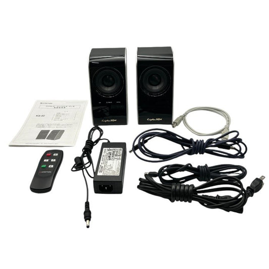 KRIPTON クリプトン ワイヤレス コンパクトオーディオ KS-33 PC スピーカー Bluetooth リモコン付 中古 W４