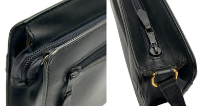 dunhill ダンヒル レザー セカンドバッグ 本革 鞄 クラッチバッグ メンズ ビジネス おでかけ 中古 W４