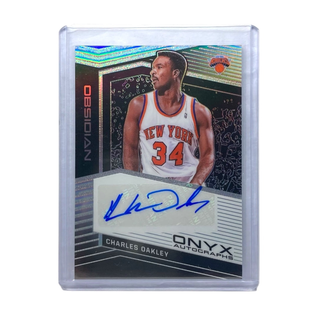 PANINI NBAカード OBSIDIAN CHARLES OAKLEY NEW YORK KNICKS /99 #OA-CHO 中古 IT2