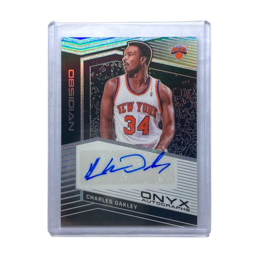 PANINI NBAカード OBSIDIAN CHARLES OAKLEY NEW YORK KNICKS /99 #OA-CHO 中古 IT2
