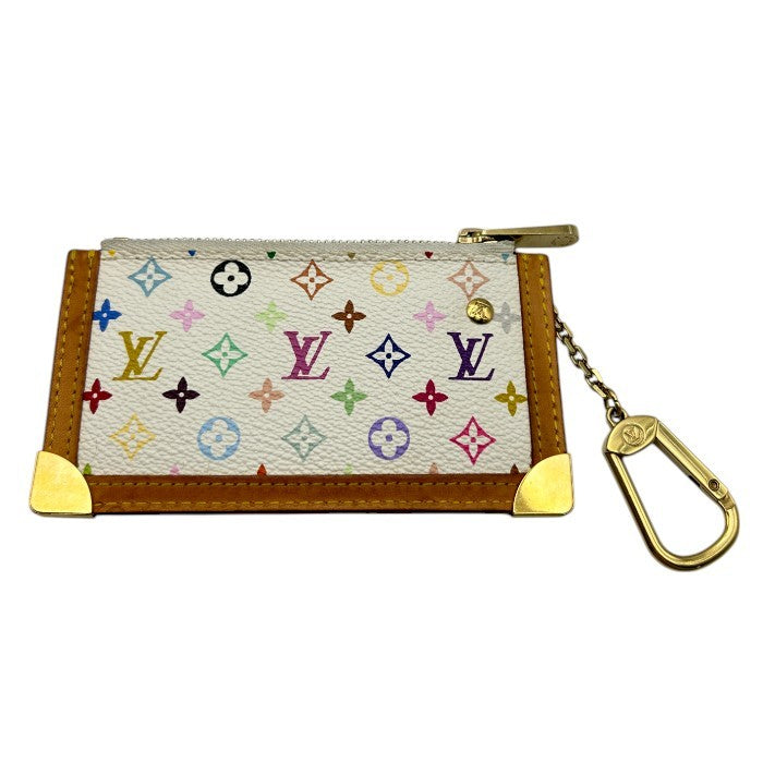 ルイ ヴィトン LOUIS VUITTON モノグラム マルチカラー ポシェット クレ キーチェーン付 コインケース 小銭入れ ブロン M92655 中古 W４