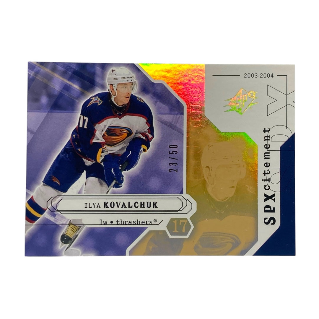 UPPER DECK NHLカード SPX ILYA KOVALCHUK THRASHERS 23/50 #145 中古 IT2