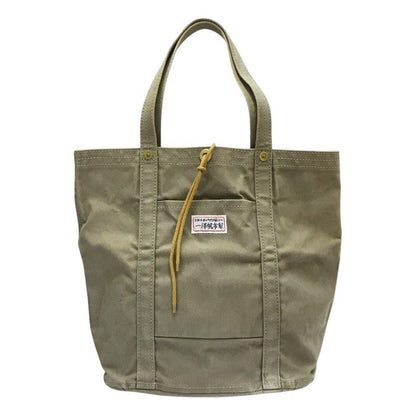 一澤帆布 トートバッグ ユニセックス 旧ロゴ キャンバス 大容量 グレー 中古 T1