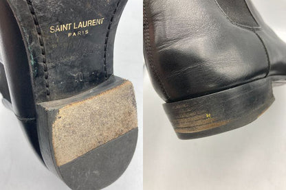 YVES SAINT LAURENT イヴサンローラン サイドゴア ブーツ 634195 サイズ40 メンズ 中古 D4