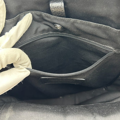 COACH コーチ ハミルトン ぺブルレザー バックパック F72082 リュックサック メンズ 通勤 A4 本革 ブラック 中古 W４