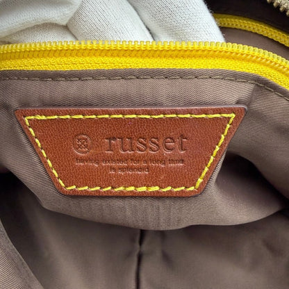 russet ラシット ショルダー バッグ カーキベージュ 鞄 肩掛け 斜め掛け 小さめ レディース かわいい 中古 W４