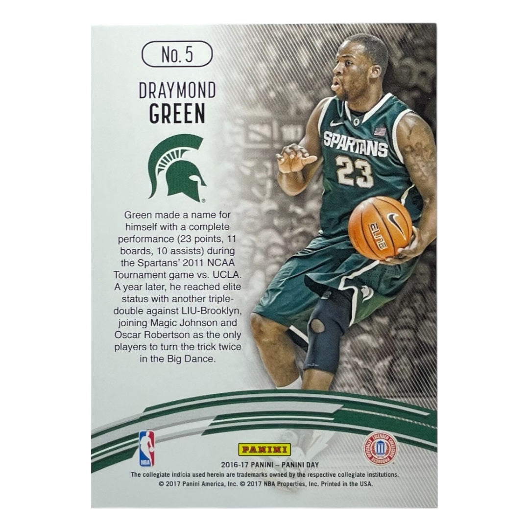 PANINI NBAカード PANINI DAY DRAYMOND GREEN MICHIGAN STATE #5 中古 IT2