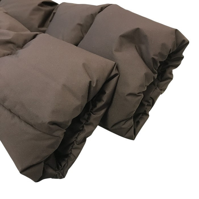 PYRENEX ピレネックス HARMONIE CROP ダウンジャケット レディース 裾ドローコード 短丈 38サイズ ブラウン HWU011 中古 T1