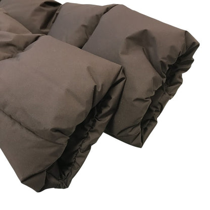 PYRENEX ピレネックス HARMONIE CROP ダウンジャケット レディース 裾ドローコード 短丈 38サイズ ブラウン HWU011 中古 T1