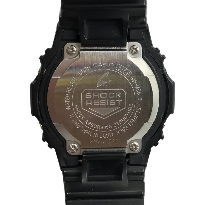 CASIO カシオ G-SHOCK 腕時計 メンズ クォーツ タフソーラー 電波 デジタル 反転液晶 ブラック GW-M5610U-1BJF 中古 T1