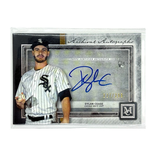 TOPPS MLBカード MUSEUM COLLECTION DYLAN CEASE CHICAGO WHITE SOX 227/299 #AA-DC 中古 IT1