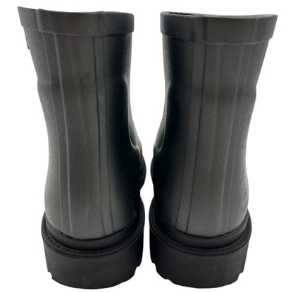 AIGLE エーグル フルフィール ロー ラバーブーツ 35(22.5cm) 靴 シューズ レインブーツ レディース シルバー 中古 W４