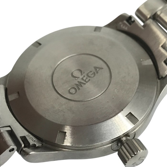 OMEGA オメガ クラシックデイト 腕時計 メンズ 自動巻き オートマティック アナログ SS デイト シルバー/ネイビー 中古 T1