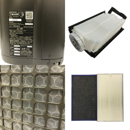 SHARP シャープ 加湿空気清浄機 グレー系 プラズマクラスター25000 花粉対策 薄型 KI-TS50-H 中古 T1