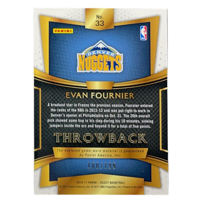 PANINI NBAカード SELECT EVAN FOURNIER DENVER NUGGETS /199 #33 中古 IT2