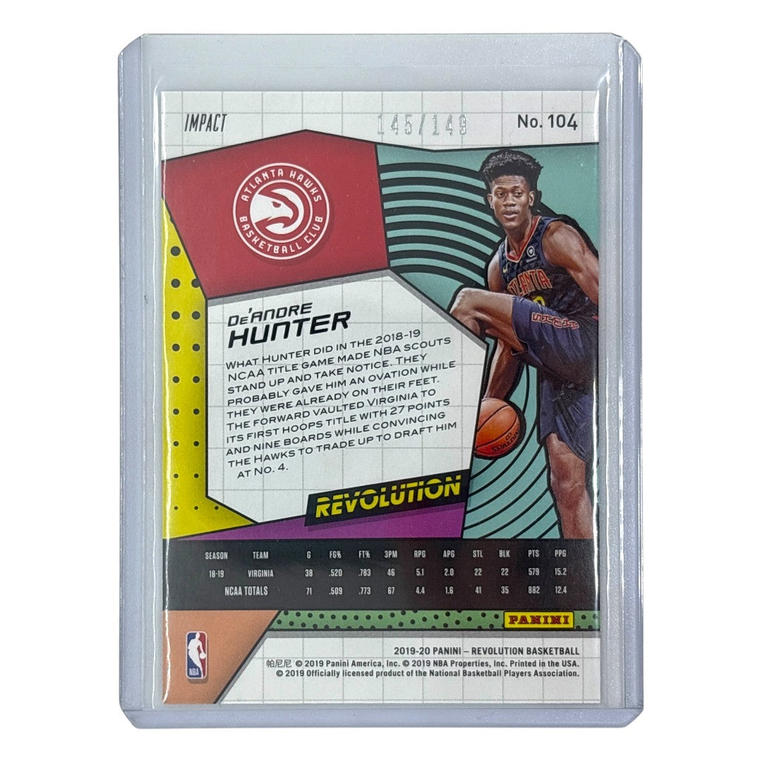 PANINI NBAカード REVOLUTION DE'ANDRE HUNTER ATLANTA HAWKS /149 #104 中古 IT1