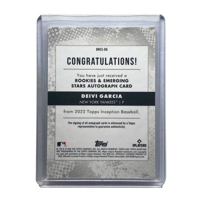 TOPPS MLBカード INCEPTION DEIVI GARCIA YANKEES 55/99 #BRES-DG 中古 IT2