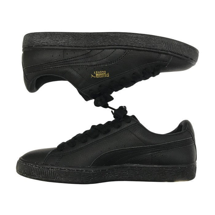 PUMA プーマ バスケットクラシック スニーカー メンズ ローカット Basket Classic シンプル ブラック 26.0cm 354367 19 中古 T1