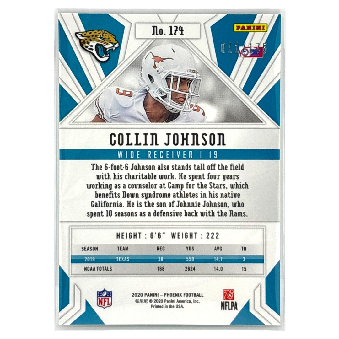 PANINI NFLカード PHOENIX COLLIN JOHNSON JACKSONVILLE JAGUARS /175 #174 中古 IT1